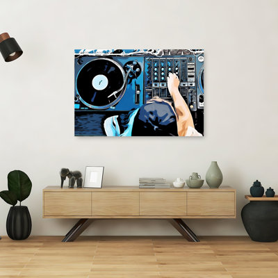 Art mural contemporain abstrait