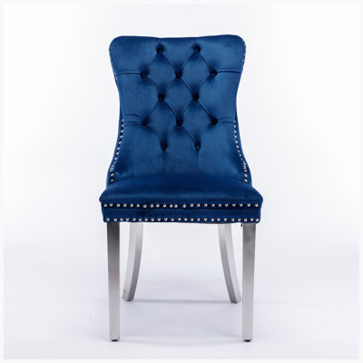 Ilie 20'' H Tufted Velvet Upholstered Side Chair