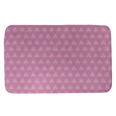 Tapis pour salle de bain à arbres minimalistes Barbra