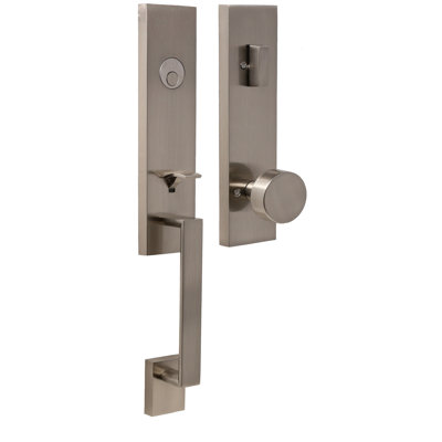 Complete Inactive Leighton Dummy Handleset with Transitional Lever and Transitional Rosette