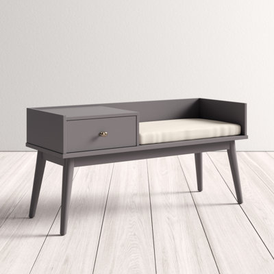 Banc de rangement en bois Hartnett