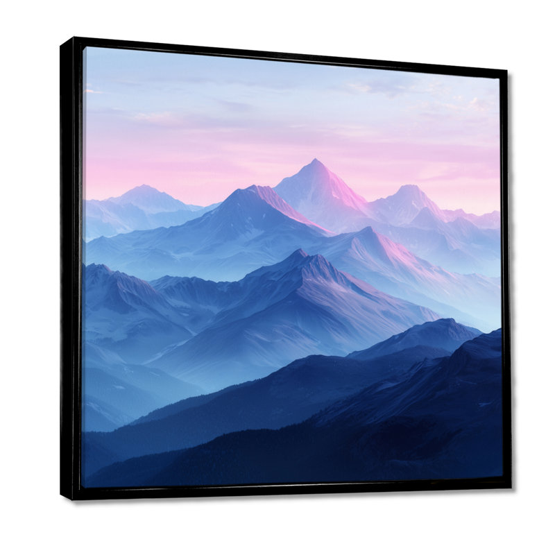 Gilan - Landscapes Large Wall Decor, Floater Framed Print, Black, 16" H x 16" W