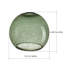Lot de 3 luminaires suspendus globe en verre vert bouteille de 16,2 cm (6,38 po)
