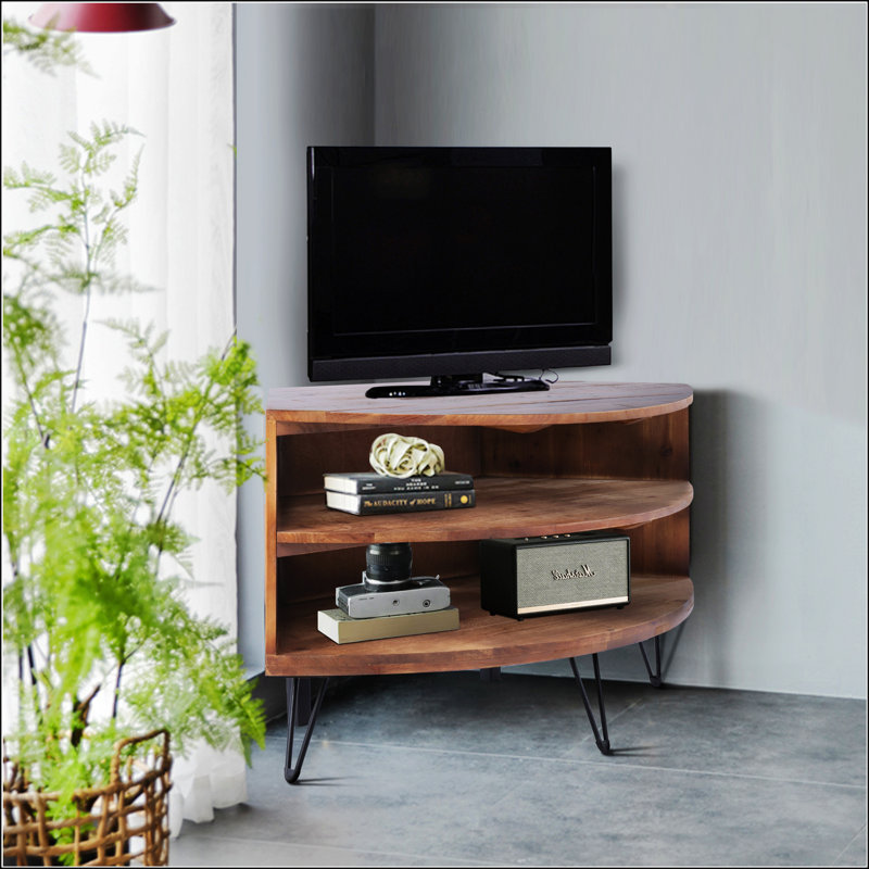 Table de coin en bois récupéré