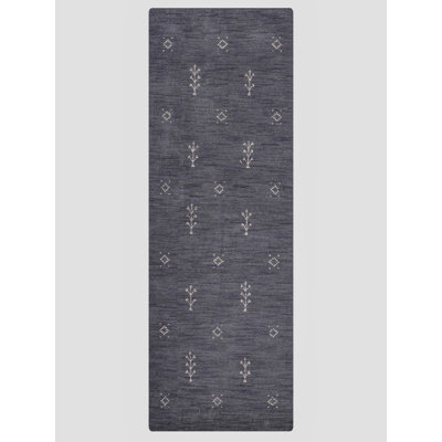 Tapis de couloir en laine noué à la main Anley