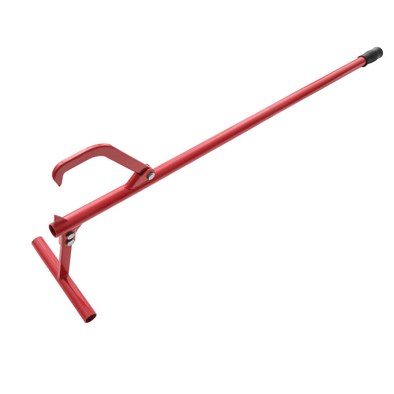 Jack Log Lifter Metal Logging Tool for Handling and Cutting, 3.00" H x 11.00" W x 50.25" D, Red