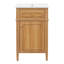 Armoire de salle de bain moderne et robuste avec beaucoup de rangement et lavabo