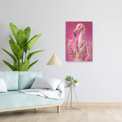 Contemporary Art Surreal Contemporary Flamingo Art