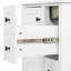 Meuble-lavabo autoportant de 24 po avec lavabo et tiroirs en céramique Birtz-1010882700