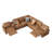 Power Recliner, Reclining Sectional Sofa With Console& Dual Recliner, 7 Seats L Shaped Recliner Sofa With Cup Holder& Charging Port, Leather Modular Couch For Living Room-394887150