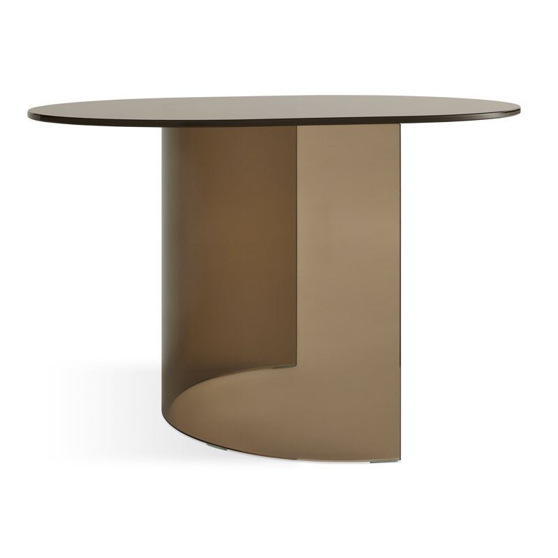 Half Past Glass End Table, 18" H x 29" W x 21" D