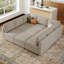 Canapé-lit modulaire réversible en velours Wylodene-86830883