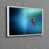 White Floater Framed