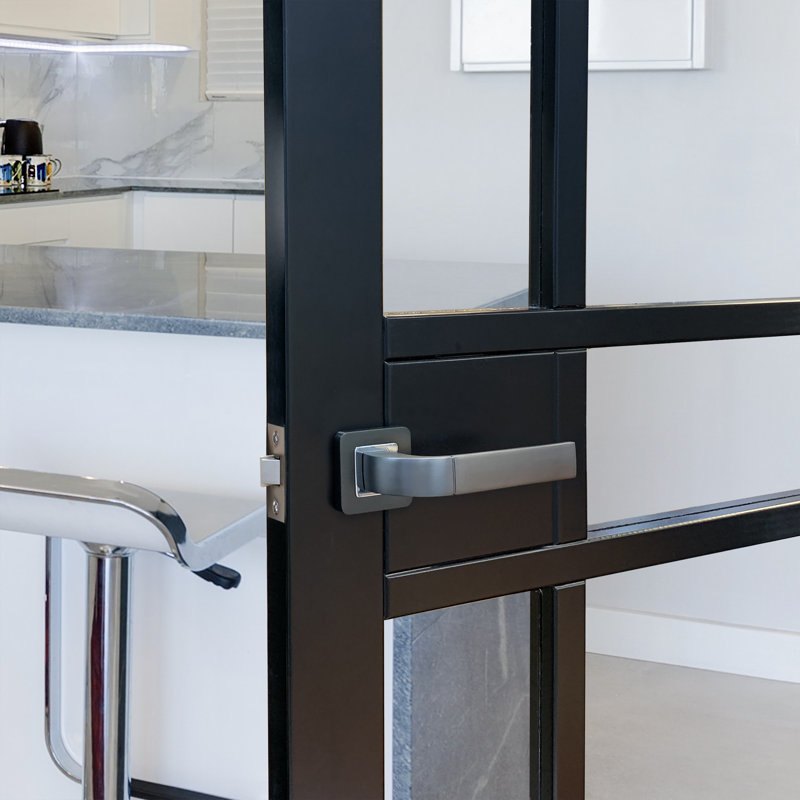 Houston Privacy (Bed & Bath) Door Handle, Dark Grey