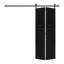 2 panneaux pliables. Porte de grange coulissante avec quincaillerie-122982043-122982060
