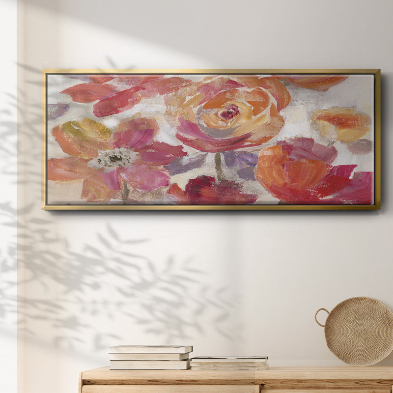 Fancy Free- Framed Canvas, 12" H x 30" W