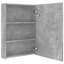 Barfuss 500mm W 700mm H Surface Frameless Medicine Cabinet with Mirror and Fixed Shelves-53259752