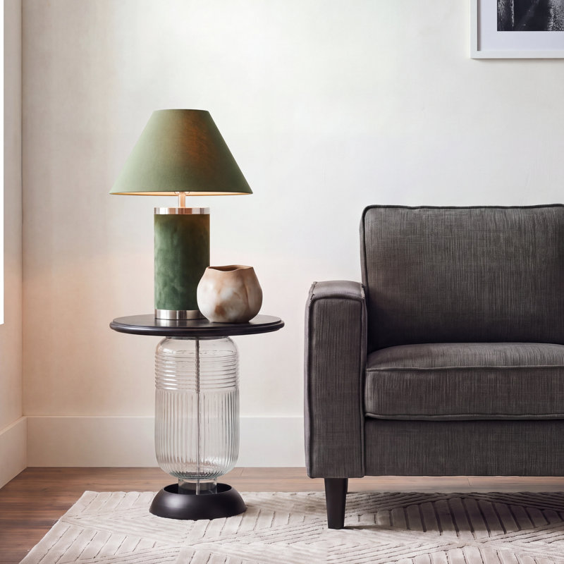 Table d'appoint en verre Badgley Karana