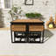 Ensemble repas d'extérieur carré 9 pièces avec coussins 9 pièces-1200865219