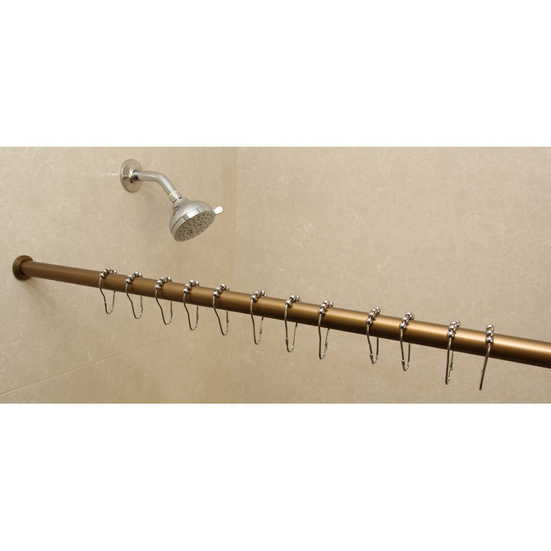 Tige de tension réglable en métal 1 po Bannruod, H 1 po x l 42 po x P 1 po, Doré de la Renaissance