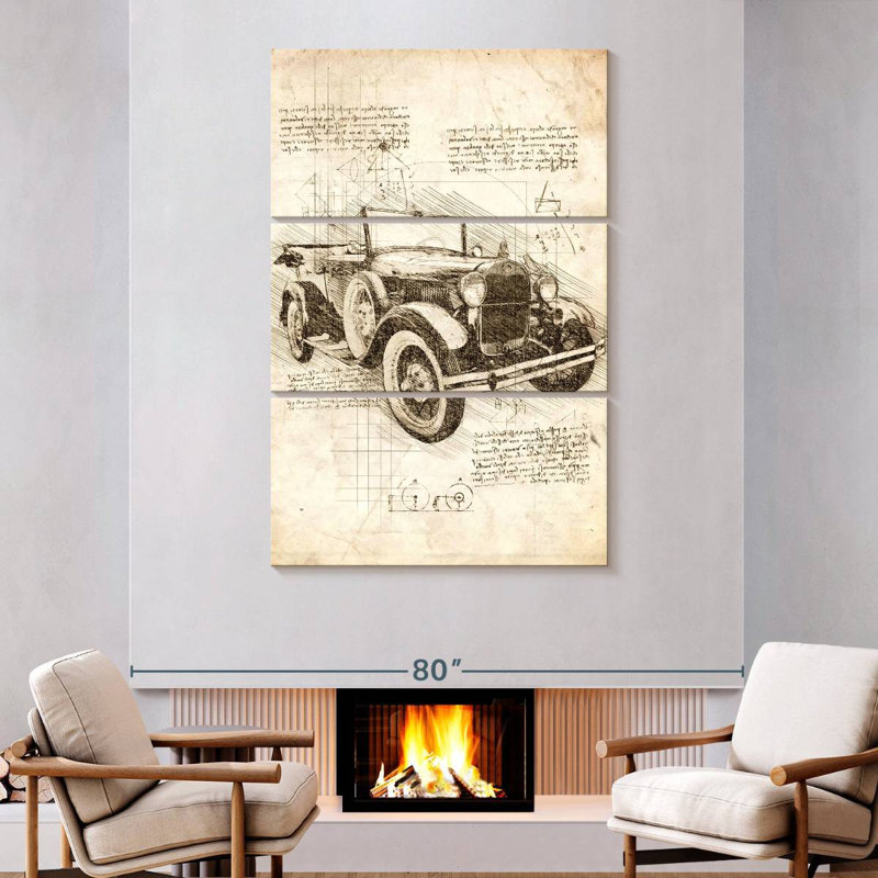 Mehar Old Ford Model T, 74" H x 48" W