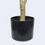 60 "olivier artificiel en pot noir en plastique, 1pc / ensemble