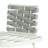 Mariano Steel 4-Pieces Coversation Set, Off White+Grey-210516613-210516608
