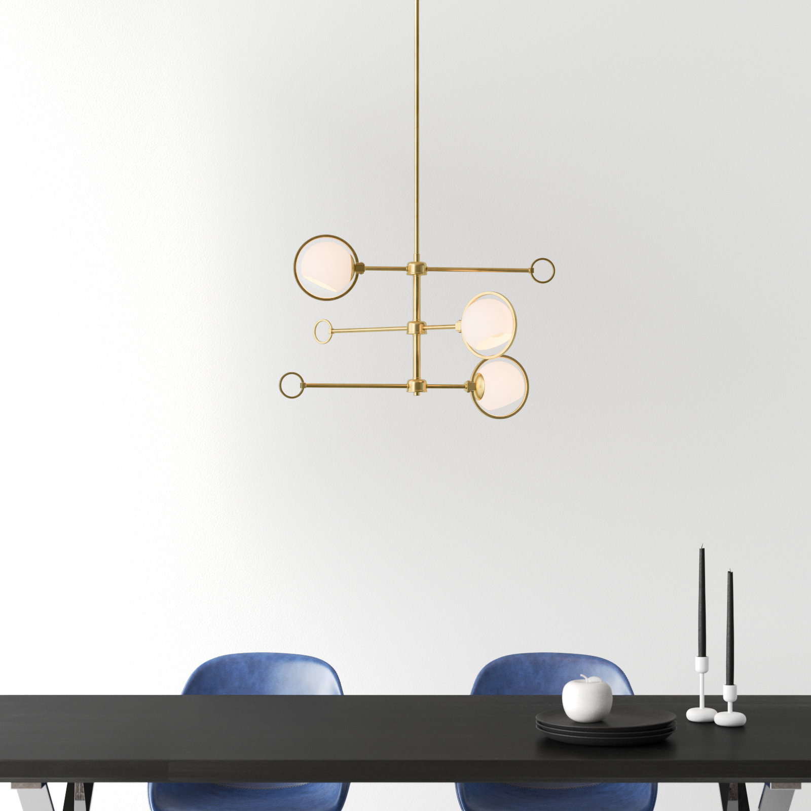 Clendon 3 - Light Dimmable Sputnik Chandelier