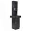 Modern Classic Barber Station, Salon Station With Locking Drawer, Storage Cabinet