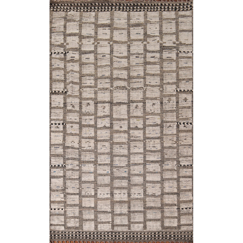 Tapis marocain à rayures All-Over 6 x 10