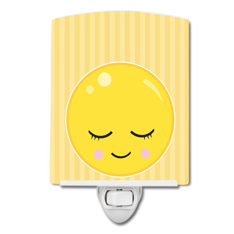 Bashful Face Ceramic Night Light