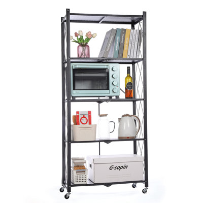Aleandra 27.95 " W Steel Shelving Unit