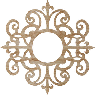Médaillon de plafond en bois de Dijon