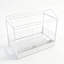 Lit cabane pour enfants avec rangement, lit simple à structure en acier, blanc moderne pour chambre familiale