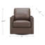 Chaise pivotante en cuir Vara-826901769