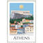 Athens Travel Poster - Framed-310336961