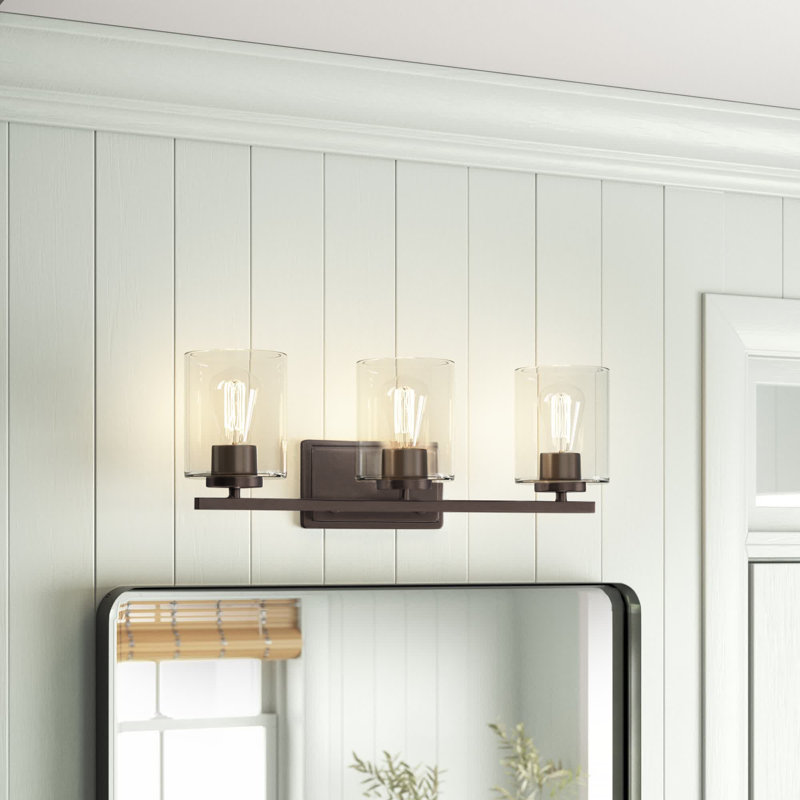 Raelyn 3 - Light Dimmable Vanity Light, Satin Copper Bronze