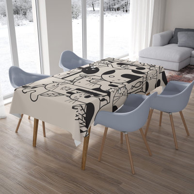Geometric Graduation Tablecloth
