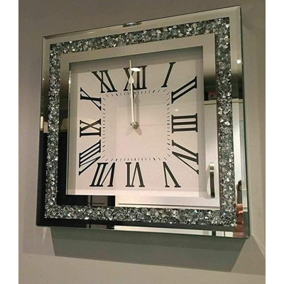 Glass Wall Clock
