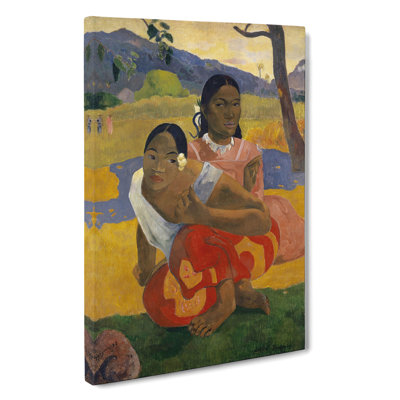Nafea Faa Ipoipo by Paul Gauguin - Wrapped Canvas