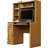 Computer Desk,Oak finish,three adjustable shelves,Engineered wood