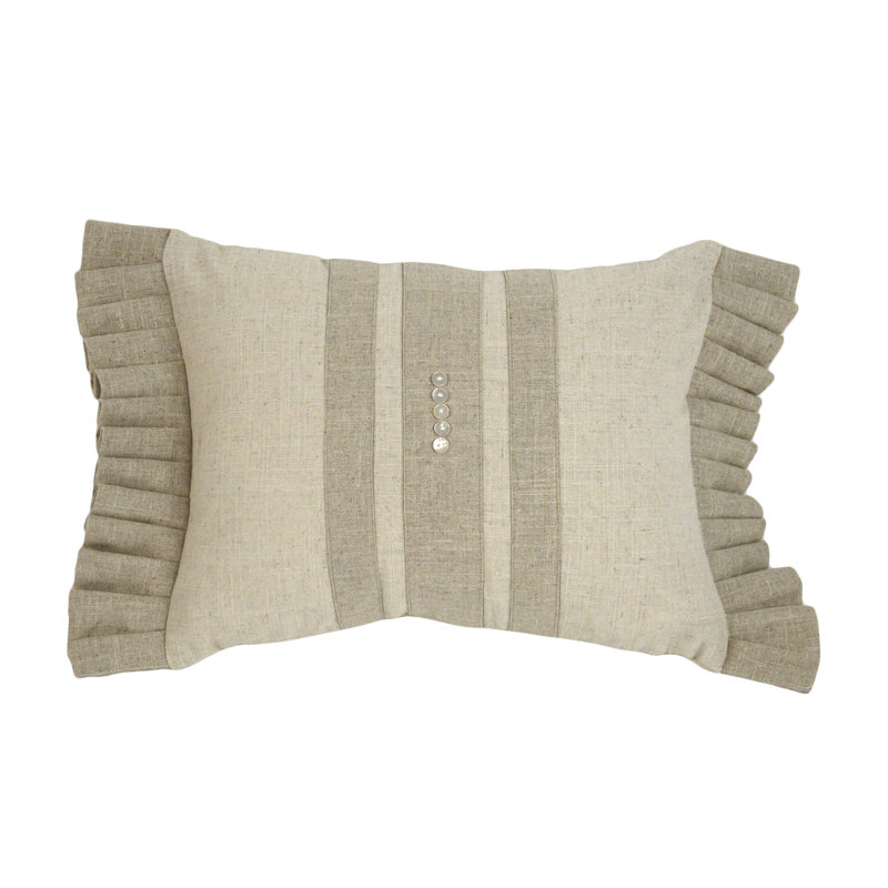 Linen Lumbar Pillow Cover & Insert
