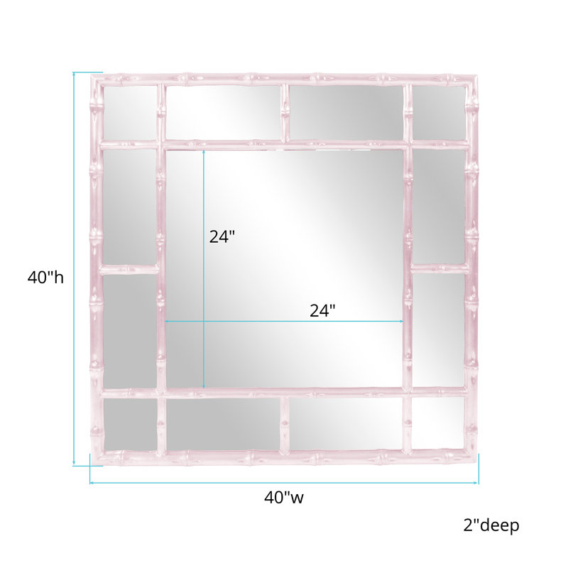 Eile Square Mirror, Lilac