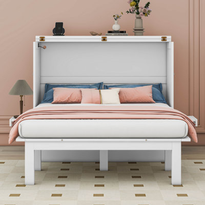 Murphy Bed with USB Port and Removable Shelves by Cosmic