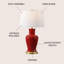 Lampe de table 29 po Herron-105700082