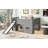 Mapleton All-in-One Low Loft Bed With Storage Shelves And Slide-124611210
