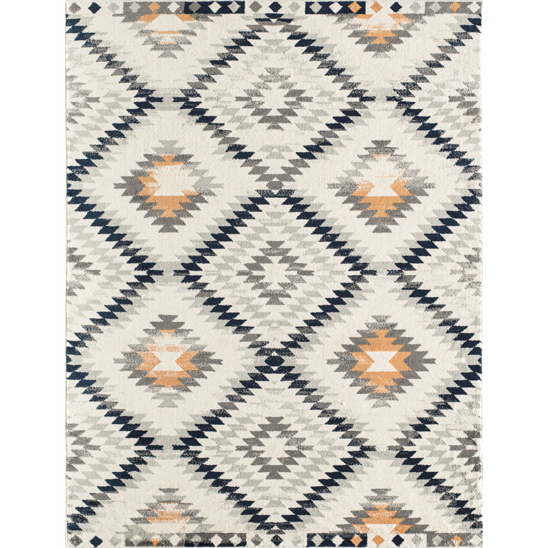Bodrum Tribal Kilim Gold Area Rug, Rectangle 2'3" x 6'