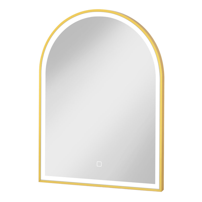 Miroir de salle de bain Murvin, Doré