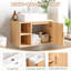 Meuble-lavabo mural 24 po en chêne avec lavabo en céramique à 1 porte-131634499
