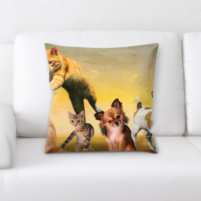 Coussin décoratif animaux